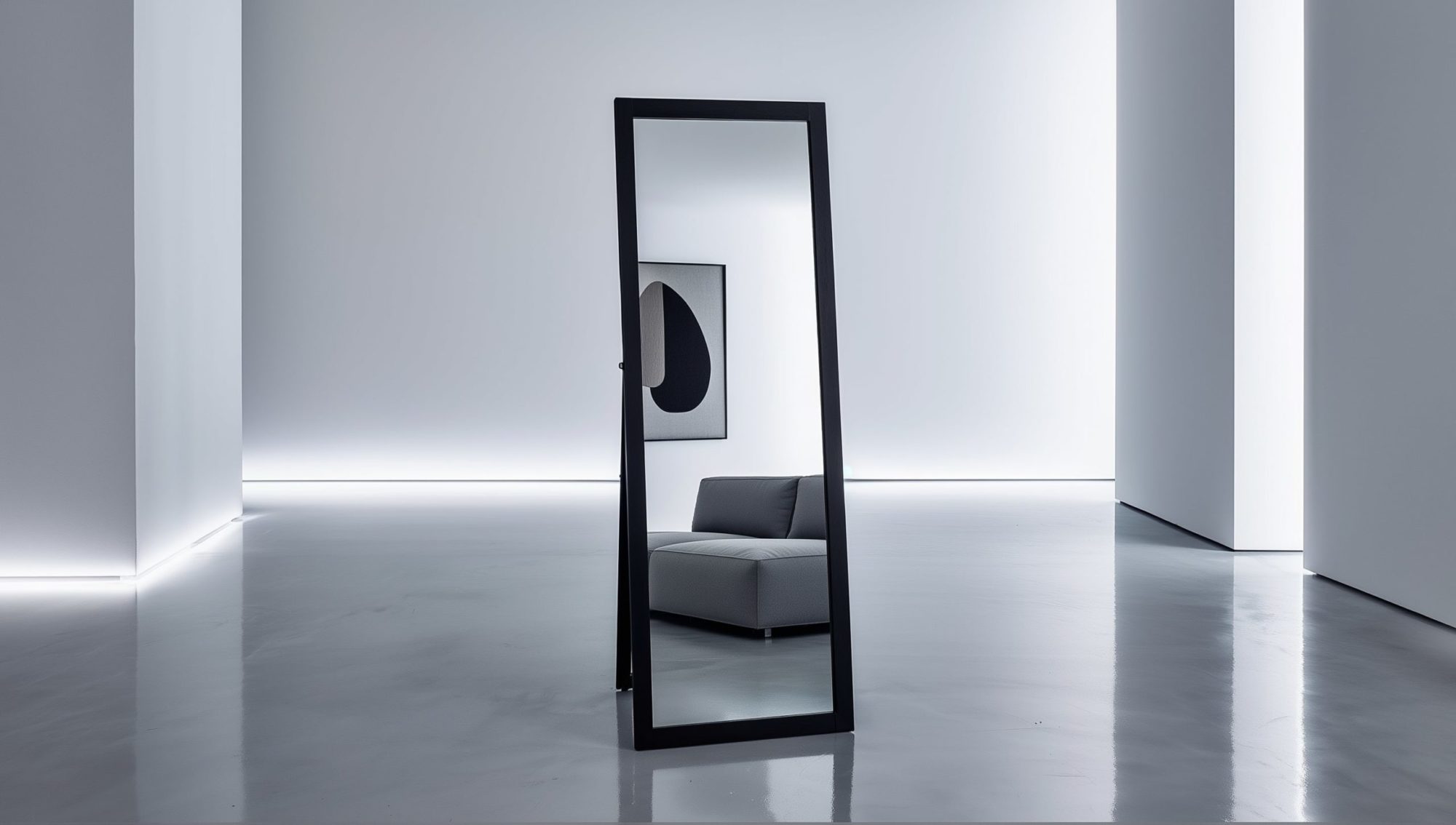 Aron — Miroir sur pied